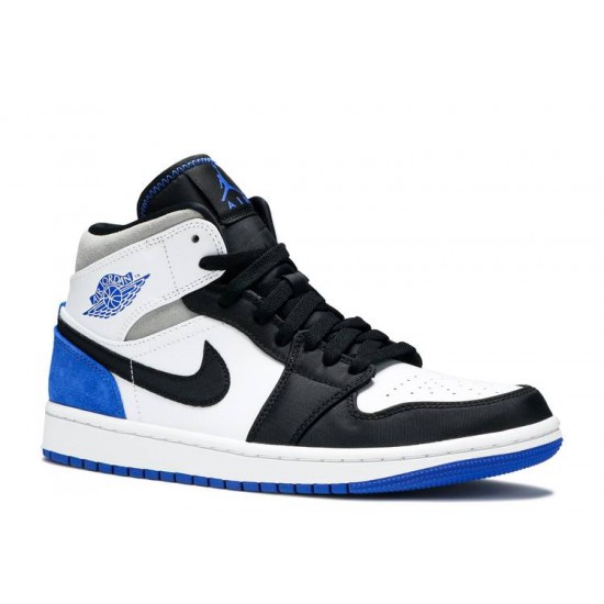 AIR JORDAN 1 MID SE ROYAL BLACK TOE  Boty 852542 102