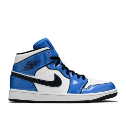 AIR JORDAN 1 MID SE SIGNAL BLUE  Boty dd6834 402