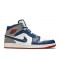 AIR JORDAN 1 MID TRUE BLUE  Boty 554724 107