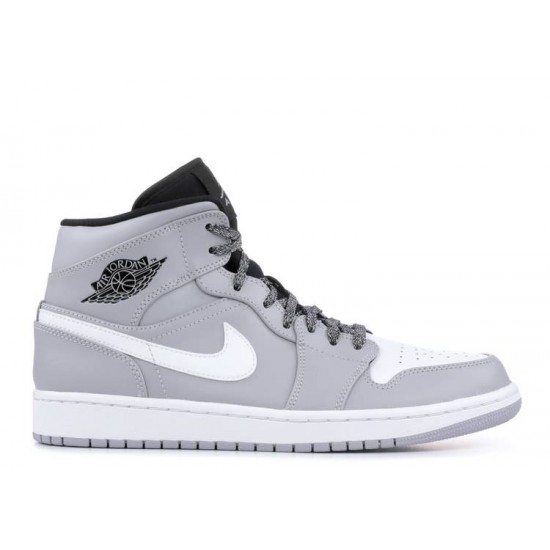 AIR JORDAN 1 MID WOLF GREY  Boty 554724 046