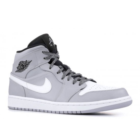 AIR JORDAN 1 MID WOLF GREY  Boty 554724 046