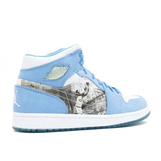 AIR JORDAN 1 RETRO ALPHA WHITE UNIVERSITY BLUE  Boty 316269 142