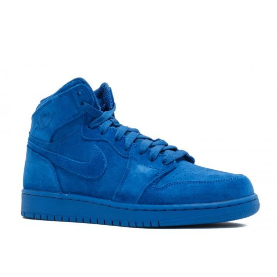 AIR JORDAN 1 RETRO HIGH GS BLUE SUEDE  Boty 705300 404