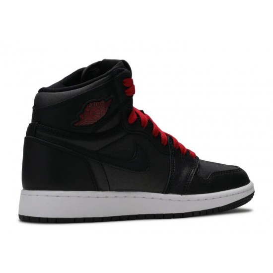 AIR JORDAN 1 RETRO HIGH OG BG BLACK GYM RED  Boty 575441 060