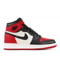 AIR JORDAN 1 RETRO HIGH OG BG BRED TOE  Boty 575441 610