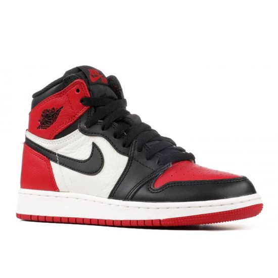 AIR JORDAN 1 RETRO HIGH OG BG BRED TOE  Boty 575441 610