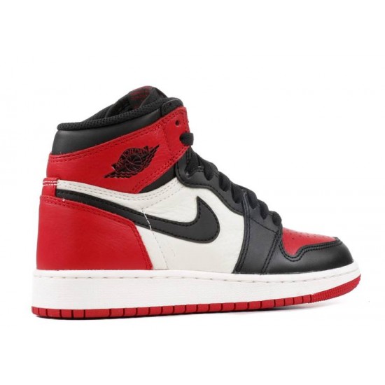 AIR JORDAN 1 RETRO HIGH OG BG BRED TOE  Boty 575441 610