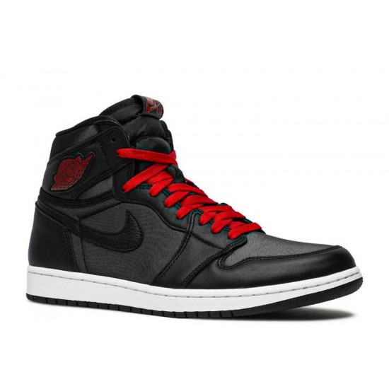 AIR JORDAN 1 RETRO HIGH OG BLACK GYM RED  Boty 555088 060