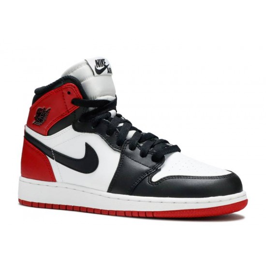 AIR JORDAN 1 RETRO HIGH OG GS BLACK TOE 2013  Boty 575441 184