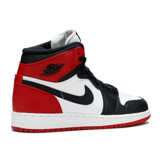 AIR JORDAN 1 RETRO HIGH OG GS BLACK TOE 2013  Boty 575441 184