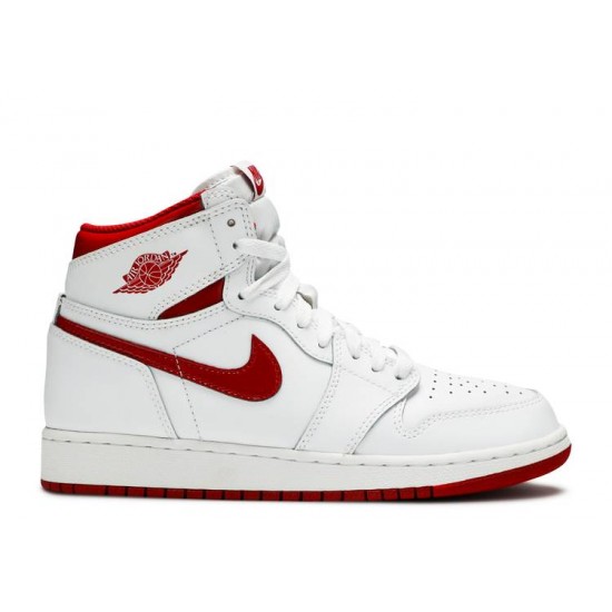 AIR JORDAN 1 RETRO HIGH OG GS METALLIC RED  Boty 575441 103