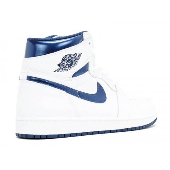 AIR JORDAN 1 RETRO HIGH OG METALLIC NAVY  Boty 555088 106