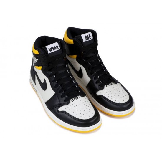 AIR JORDAN 1 RETRO HIGH OG NRG NOT FOR RESALE YELLOW  Boty 861428 106 