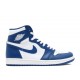 AIR JORDAN 1 RETRO HIGH OG STORM BLUE  Boty 555088 127