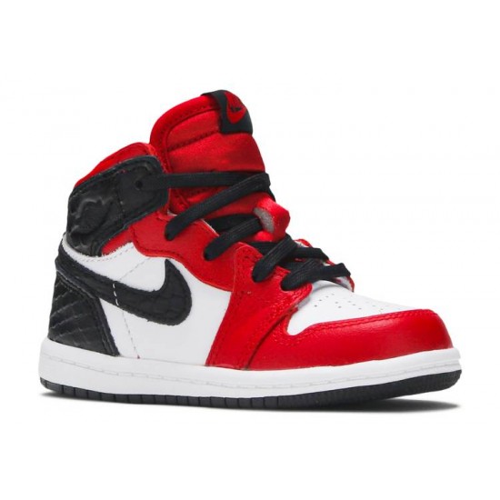 AIR JORDAN 1 RETRO HIGH OG TD SATIN RED  Boty cu0450 601