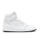 AIR JORDAN 1 RETRO HIGH OG WHITE PERFORATED  Boty 555088 100