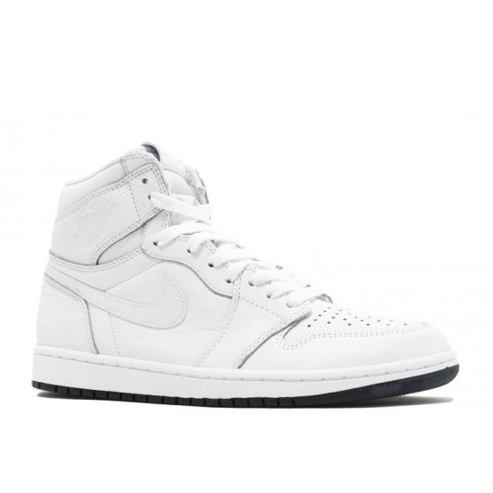 AIR JORDAN 1 RETRO HIGH OG WHITE PERFORATED  Boty 555088 100