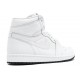 AIR JORDAN 1 RETRO HIGH OG WHITE PERFORATED  Boty 555088 100