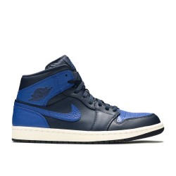 AIR JORDAN 1 RETRO MID OBSIDIAN ROYAL  Boty 554724 412