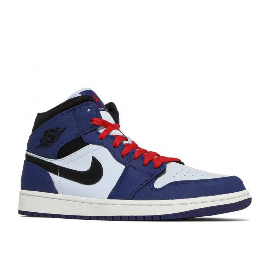 AIR JORDAN 1 RETRO MID SE DEEP ROYAL BLUE  Boty 852542 400