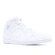 AIR JORDAN 1 RETRO MID TRIPLE WHITE  Boty 554724 104