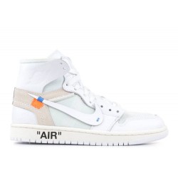 OFF WHITE X AIR JORDAN 1 RETRO HIGH OG BG WHITE 2018  Boty aq8296 100 