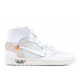 OFF WHITE X AIR JORDAN 1 RETRO HIGH OG WHITE 2018  Boty aq0818 100