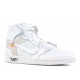 OFF WHITE X AIR JORDAN 1 RETRO HIGH OG WHITE 2018  Boty aq0818 100