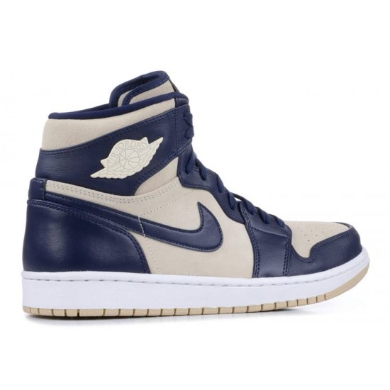 WMNS AIR JORDAN 1 HIGH NAVY CREAM  Boty aq9131 401