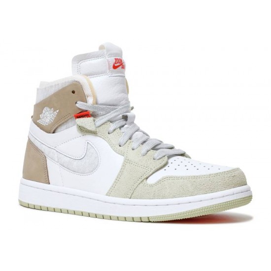 WMNS AIR JORDAN 1 HIGH ZOOM COMFORT OLIVE AURA  Boty ct0979 102