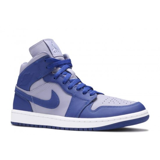 WMNS AIR JORDAN 1 MID SE IRON PURPLE DEEP ROYAL  Boty dh7821 500