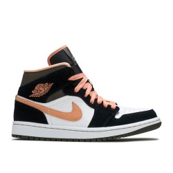 WMNS AIR JORDAN 1 MID SE PEACH MOCHA  Boty dh0210 100