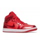 WMNS AIR JORDAN 1 MID SE UNIVERSITY RED POMEGRANATE  Boty dh5894 600