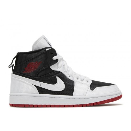 WMNS AIR JORDAN 1 MID SE UTILITY WHITE BLACK GYM RED  Boty dd9338 016