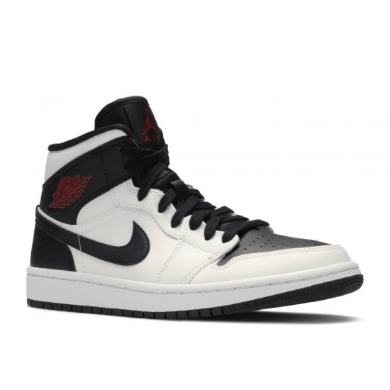 WMNS AIR JORDAN 1 MID WHITE BLACK  Boty bq6472 101