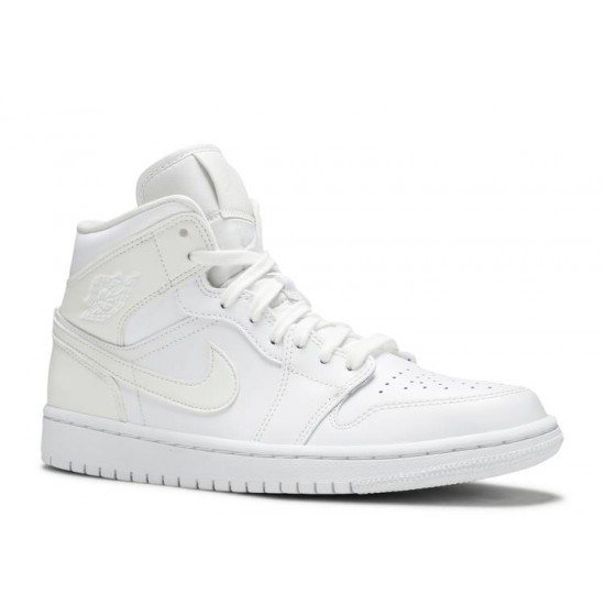 WMNS AIR JORDAN 1 MID WHITE IVORY  Boty bq6472 112