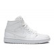 WMNS AIR JORDAN 1 MID WHITE SNAKESKIN  Boty bq6472 110