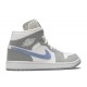 WMNS AIR JORDAN 1 MID WOLF GREY ALUMINUM  Boty bq6472 105