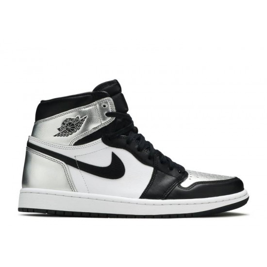 WMNS AIR JORDAN 1 RETRO HIGH OG SILVER TOE  Boty cd0461 001