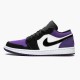 Air Jordan 1 Low Court Purple White/Black/Court Purple Dámské/Pánské Boty