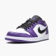 Air Jordan 1 Retro Low Court Purple Court Purple/Black White Dámské/Pánské Boty