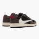 Air Jordan 1 Retro Low OG SP Travis Scott Black/Sail Dark Mocha/Universi Dámské/Pánské Boty