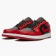 Air Jordan 1 Retro Low Reverse Bred Gym Red/Black Gym Red/White Dámské/Pánské Boty