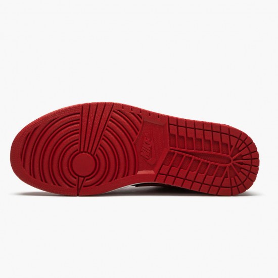 Air Jordan 1 Retro Low Reverse Bred Gym Red/Black Gym Red/White Dámské/Pánské Boty