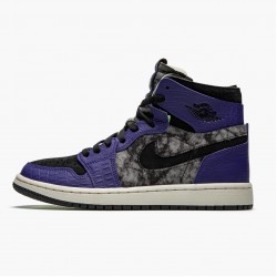 Air Jordan 1 High Zoom Air CMFT Bayou Boys Court Purple/Black Electric/Green Dámské/Pánské Boty