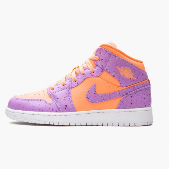 Air Jordan 1 Mid SE Atomic Pulse Orange Pulse/Atomic Violet Dámské/Pánské Boty