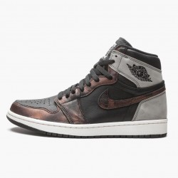 Air Jordan 1 Retro High Light Army Rust Shadow Patina Black/Grey Rust Dámské/Pánské Boty