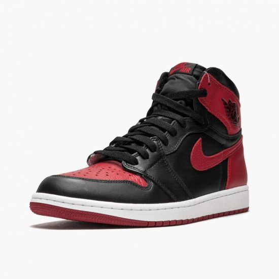 Air Jordan 1 Retro High OG Banned Bred Black/Varsity Red-White Dámské/Pánské Boty