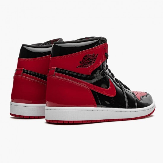 Air Jordan 1 Retro High OG Patent Bred Red Black/White/Varsity Red Pánské Boty