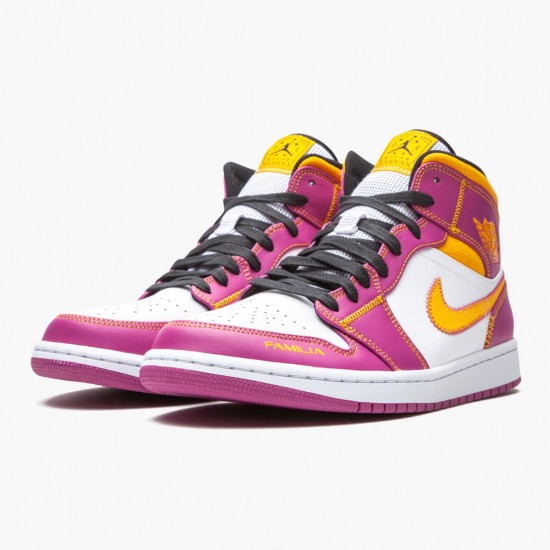 Air Jordan 1 Mid Dia de los Muertos Purple Dámské/Pánské Boty